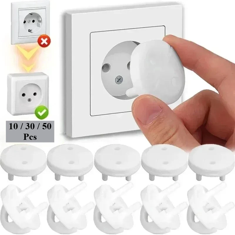 Outlet Cover Baby - Zertifizierte kindersichere Sicherheits-Steckdosenabdeckungen, europäische Ausführung, 10