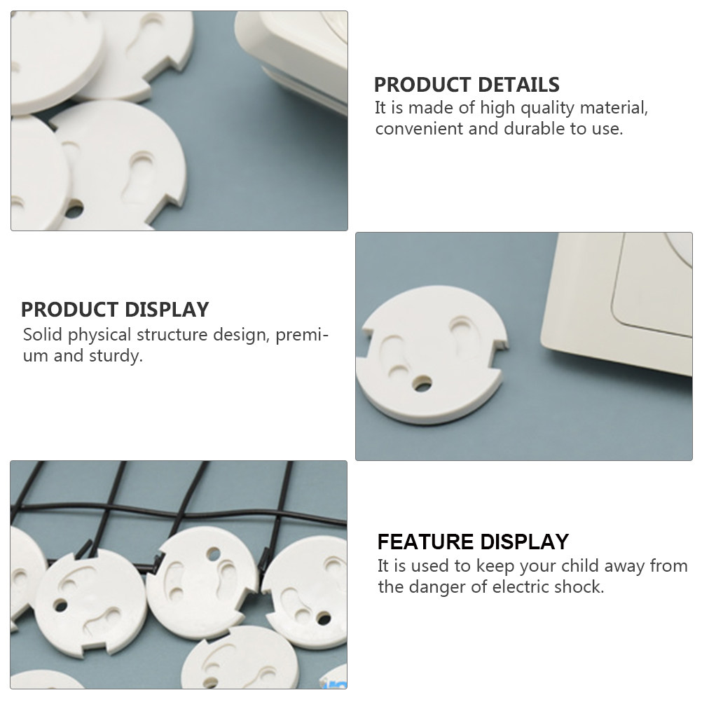 Outlet Cover Baby - 10 Stück französische Standard-Steckdosenabdeckungen, kindersichere Steckdosenabdeckungen