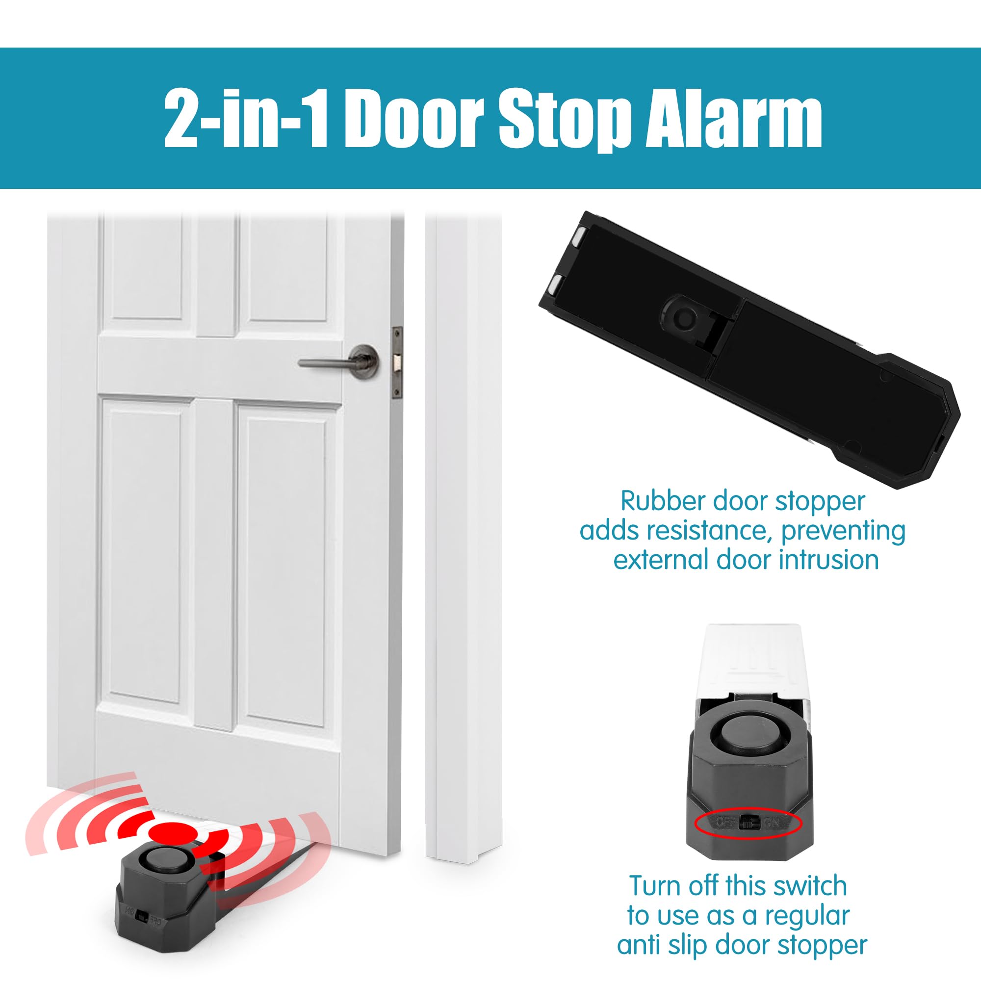 Kabelloses Türstopper-Alarmsys – Door Stop Alarm Bewertung und Preis