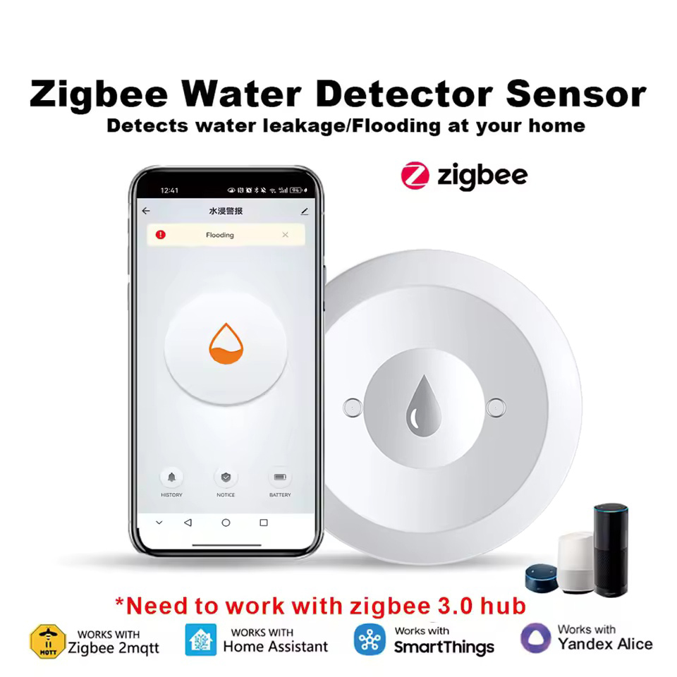Kompatibel mit Tuya ZigBee 3.0 – Water Alarm Sensor Bewertung und Preis