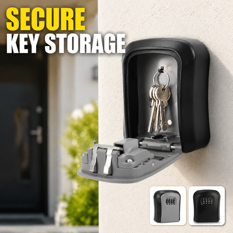 Wandmontierter Schlüsselsafe m – Lockbox Key Secure Bewertung und Preis